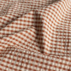 Seersucker Cotton Eli Peach / Cognac