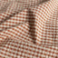 Seersucker Cotton Eli Peach / Cognac - Lametru.ro