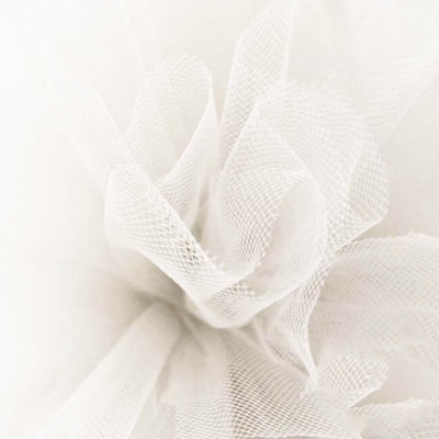 Tulle Silk White