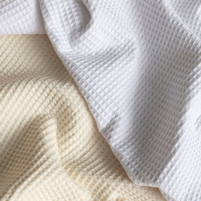 Waffle Cotton Ecru - Lametru.ro